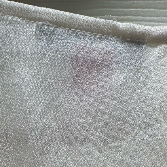 💕VINCE CAMUTO WOMENS IVORY SATIN RAGLAN SLEEVES SHIRT BLOUSE TOP - Picture 9 of 9